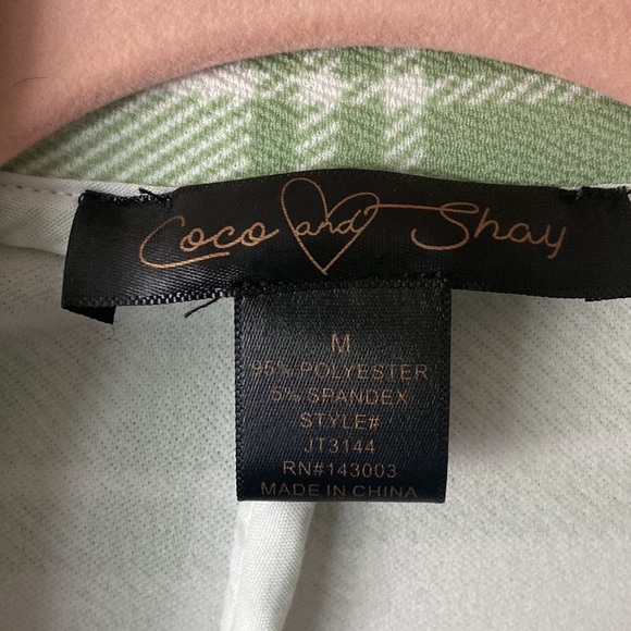 Checkered green blazer - Picture 3 of 4